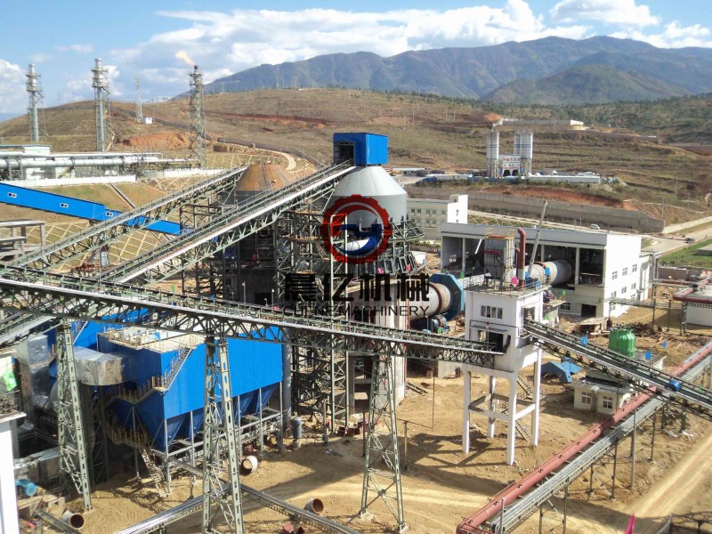 環(huán)保節(jié)能石灰立窯現(xiàn)場